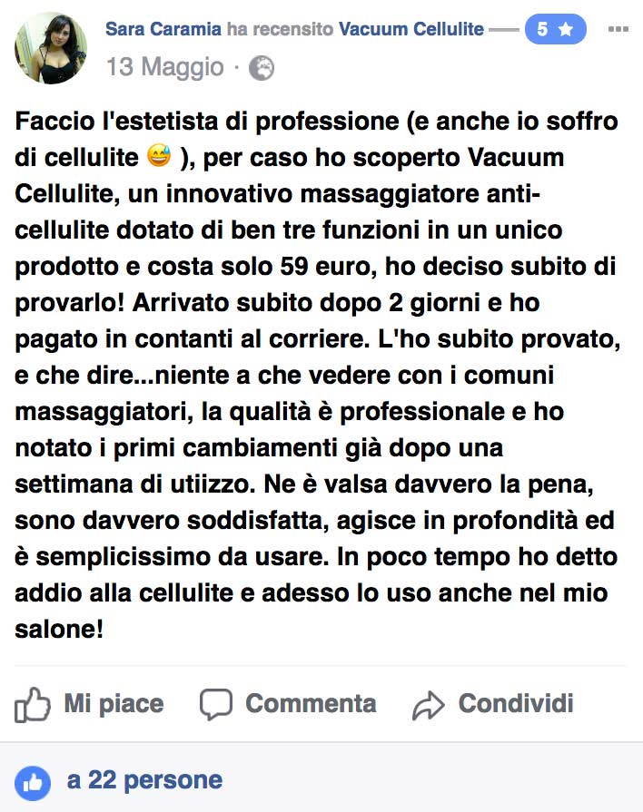 cellulite massaggiatore anticellulite vacuum cellulite recensione facebook 0