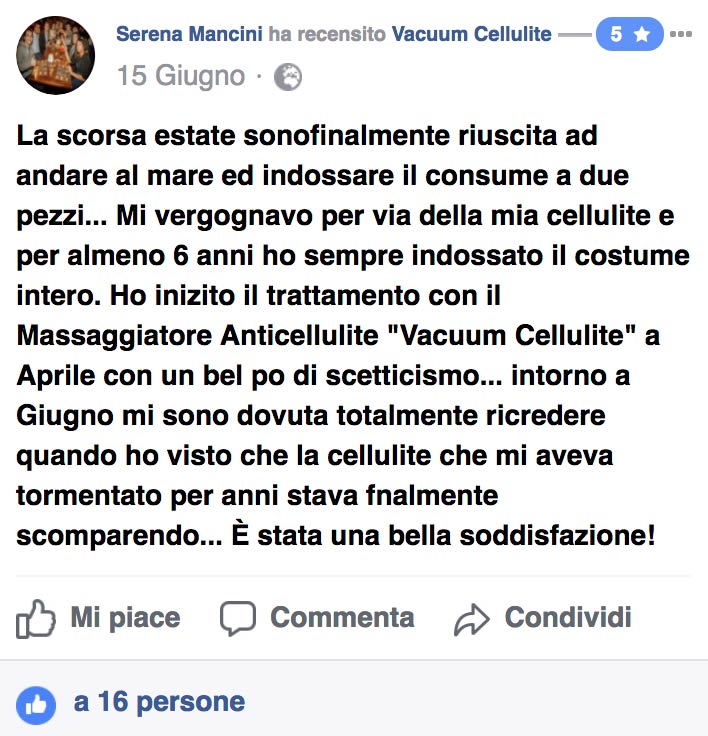 cellulite massaggiatore anticellulite vacuum cellulite recensione facebook 1